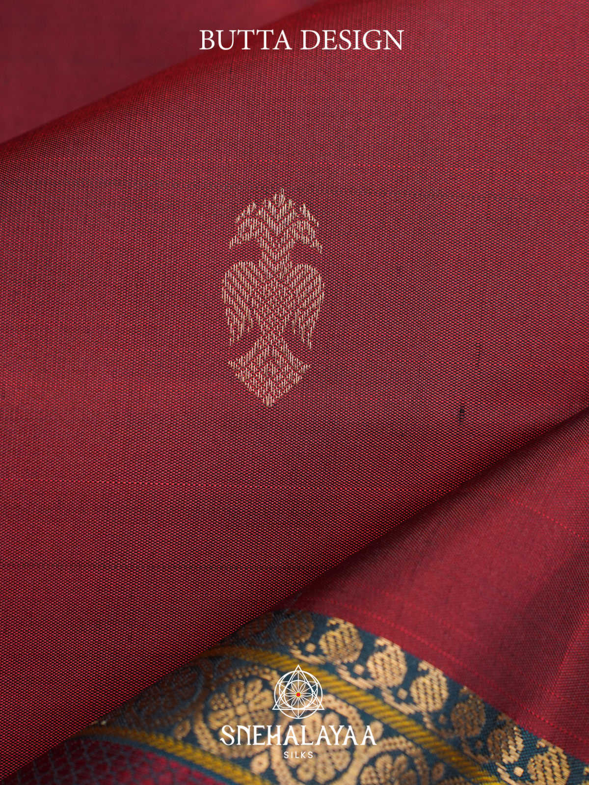 Maroon Kanjivaram Silk Saree