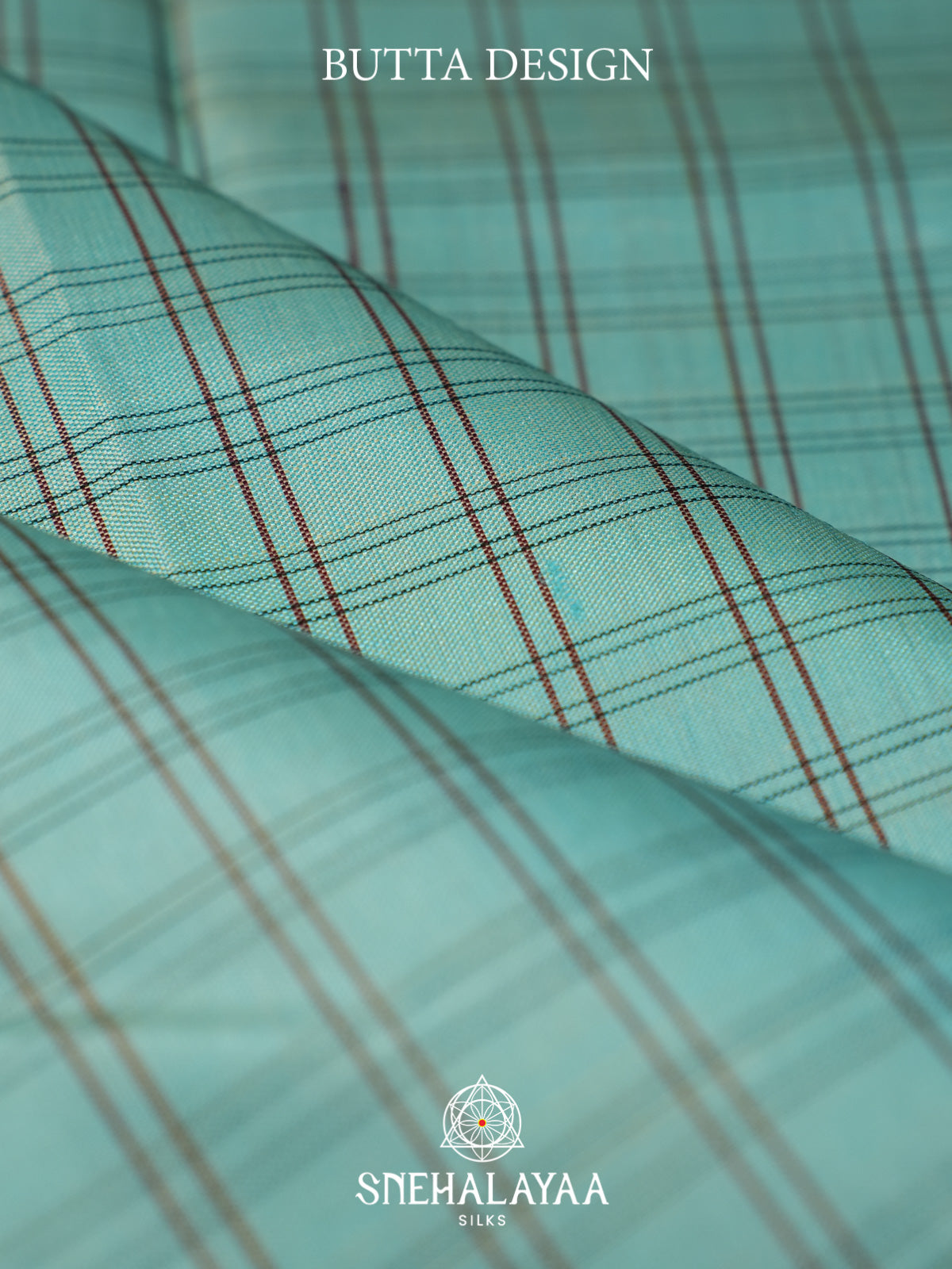 Mint Blue Kanjivaram Silk Saree