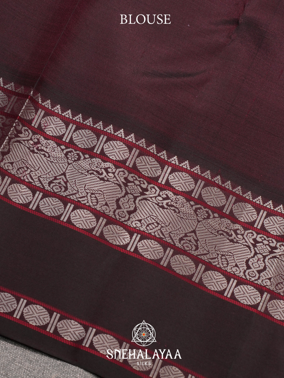Aqua Blue Checked Kanjivaram Silk Saree