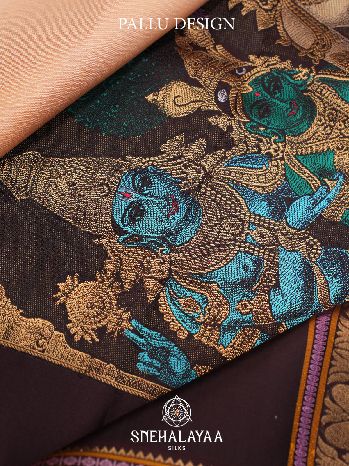 Cream Kanjivaram Silk Saree