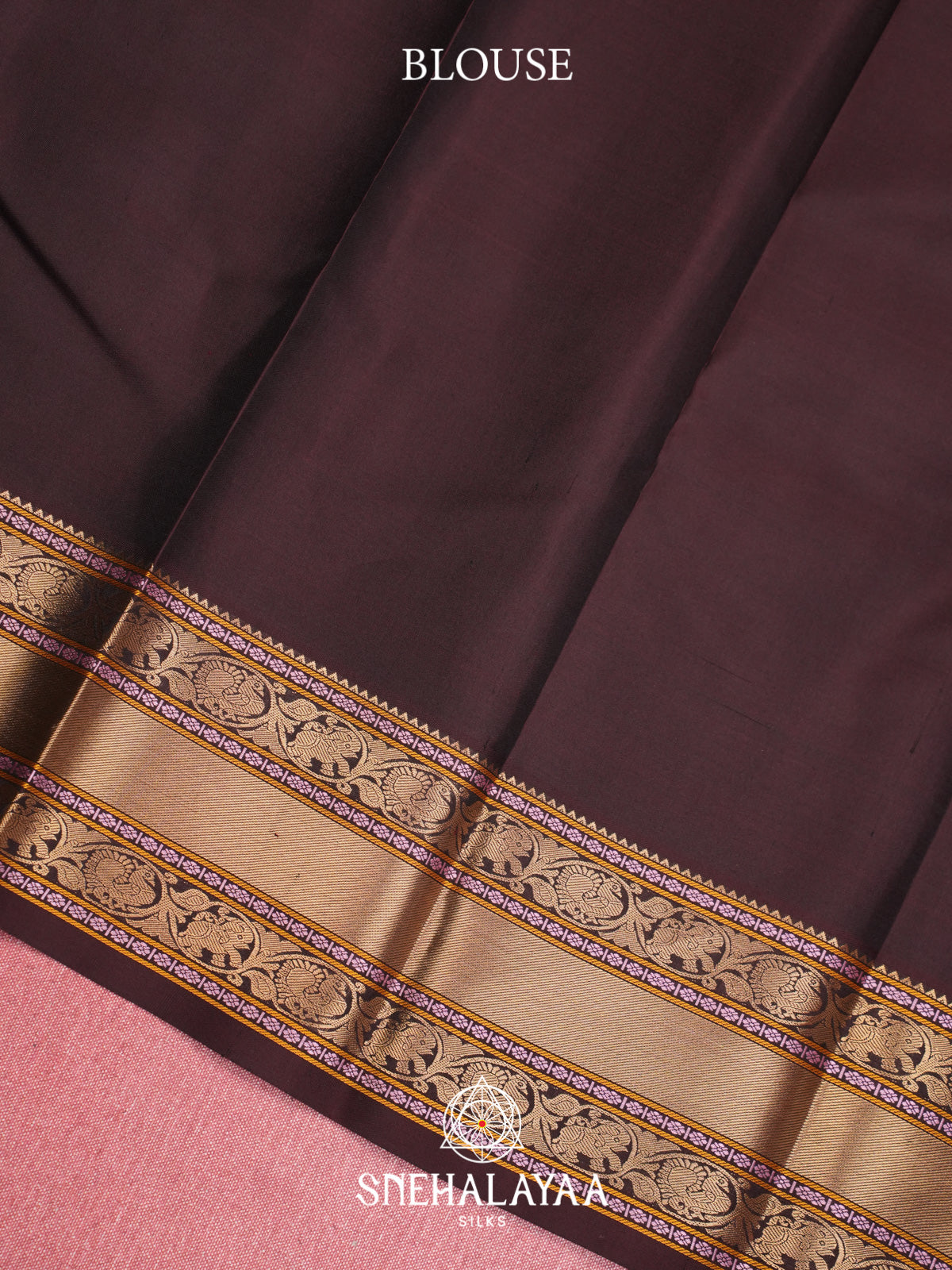 Cream Kanjivaram Silk Saree