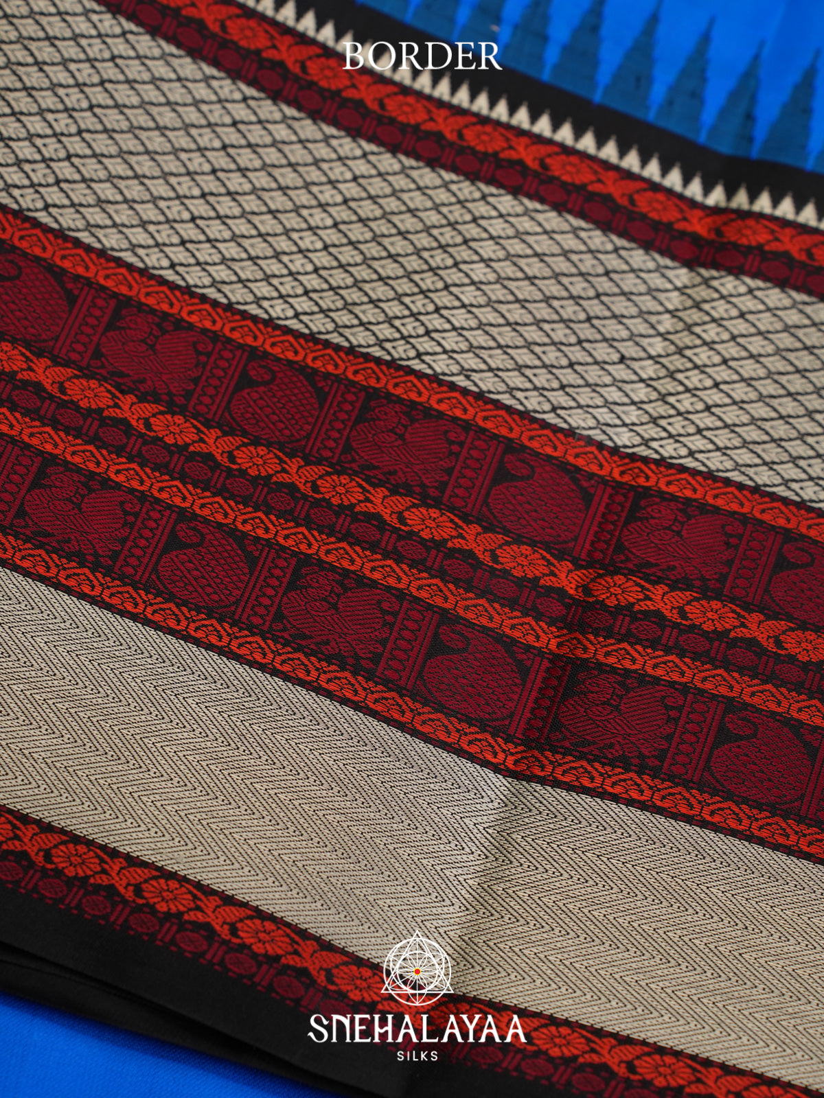 Blue Kanjivaram Silk Saree