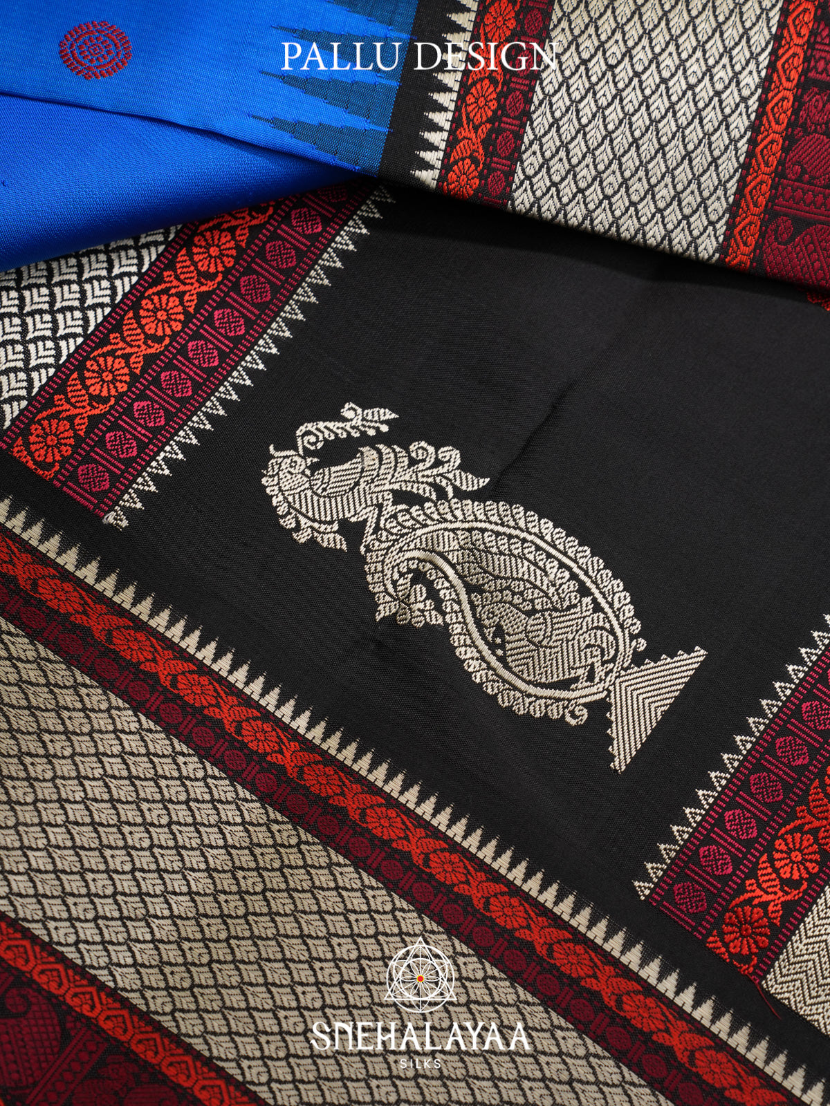 Blue Kanjivaram Silk Saree