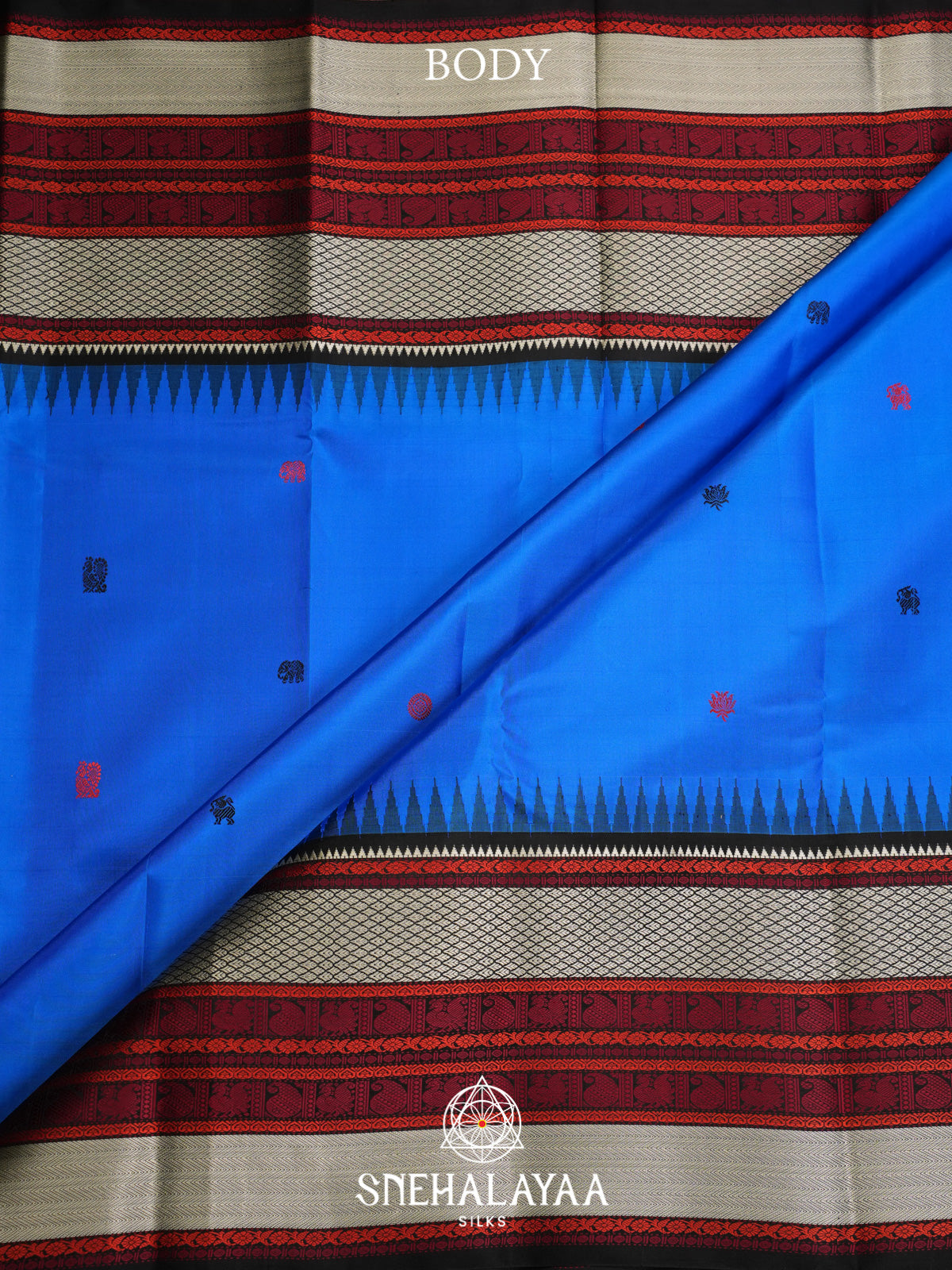 Blue Kanjivaram Silk Saree