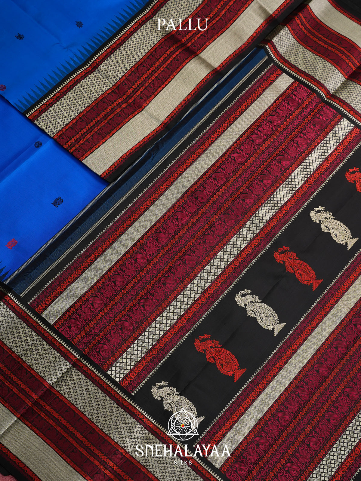 Blue Kanjivaram Silk Saree
