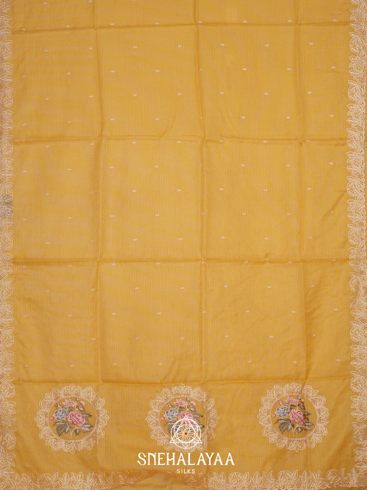 Yellow Kota Saree