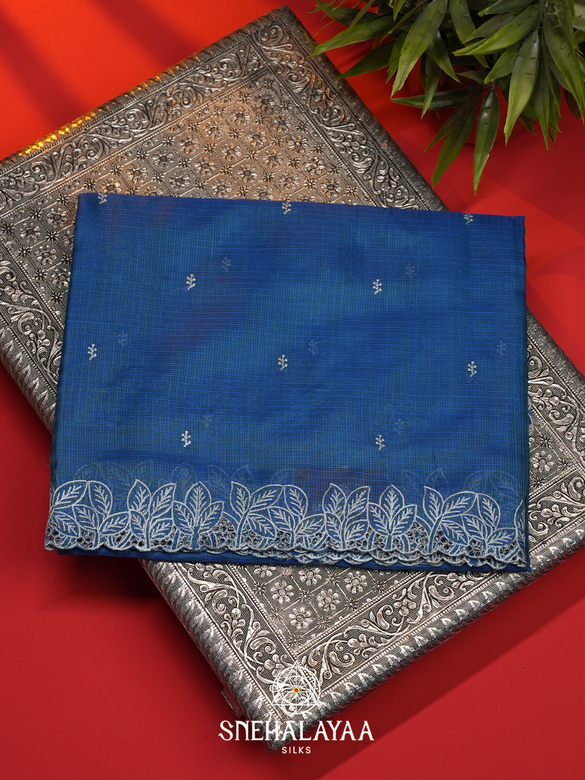 Blue Kota Saree
