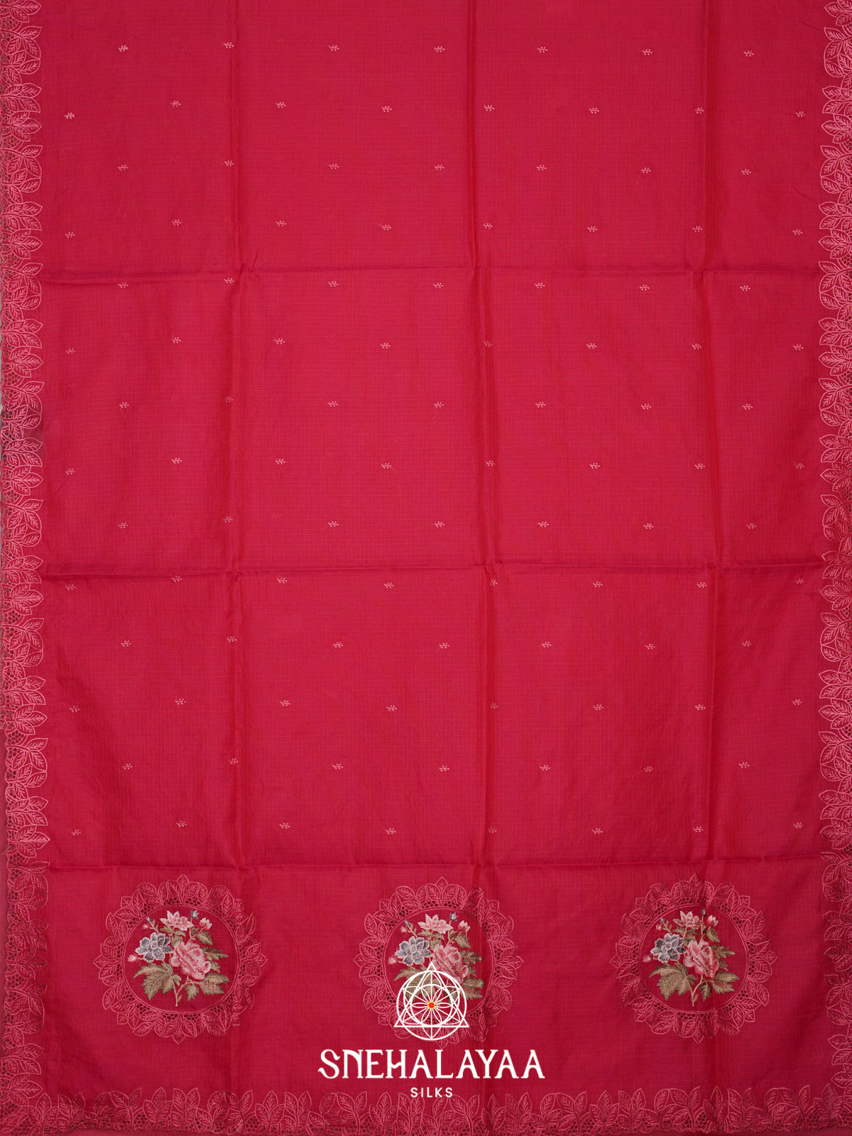 Tomato Red Kota Saree