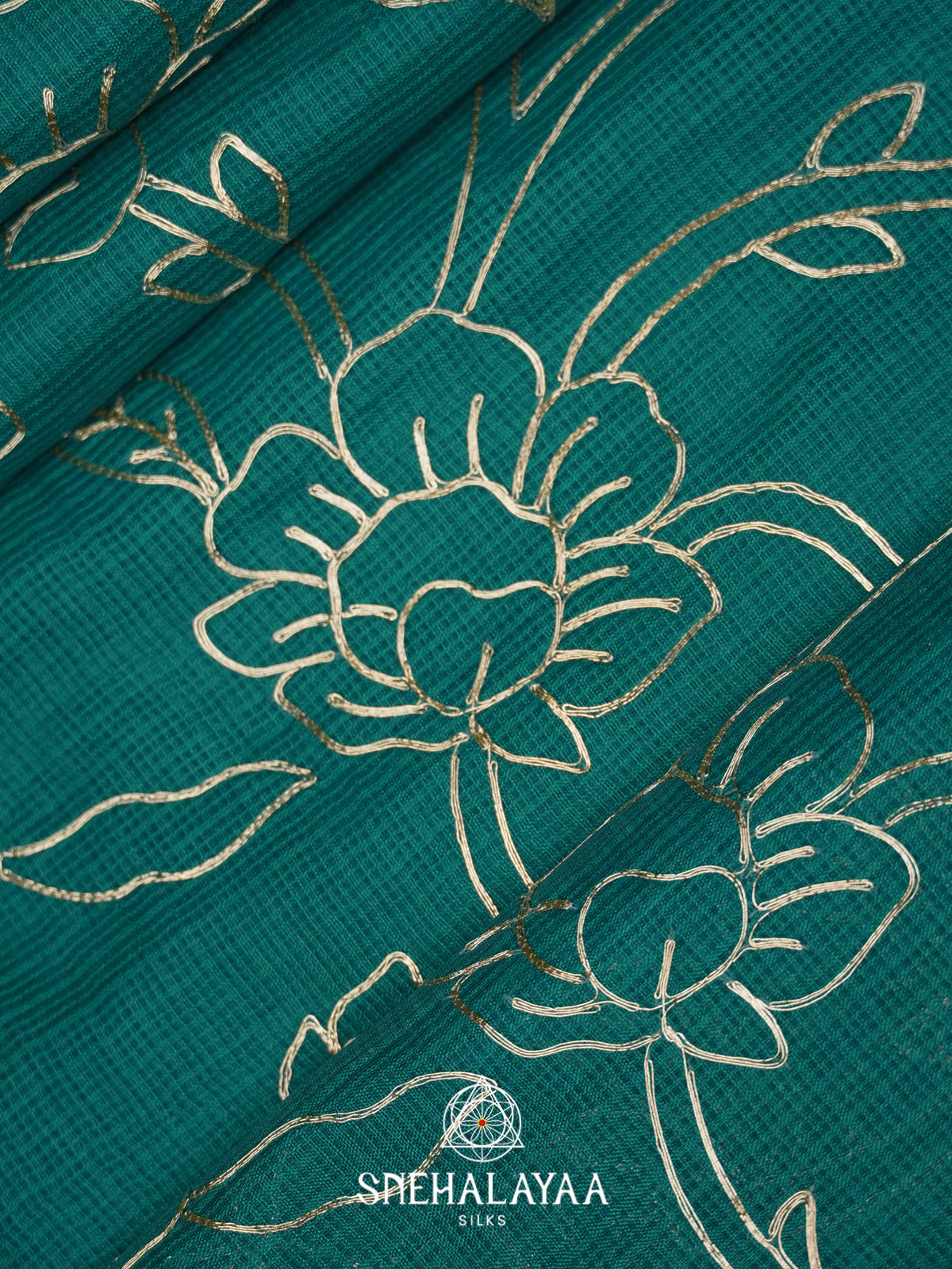 Pale Green Kota Saree
