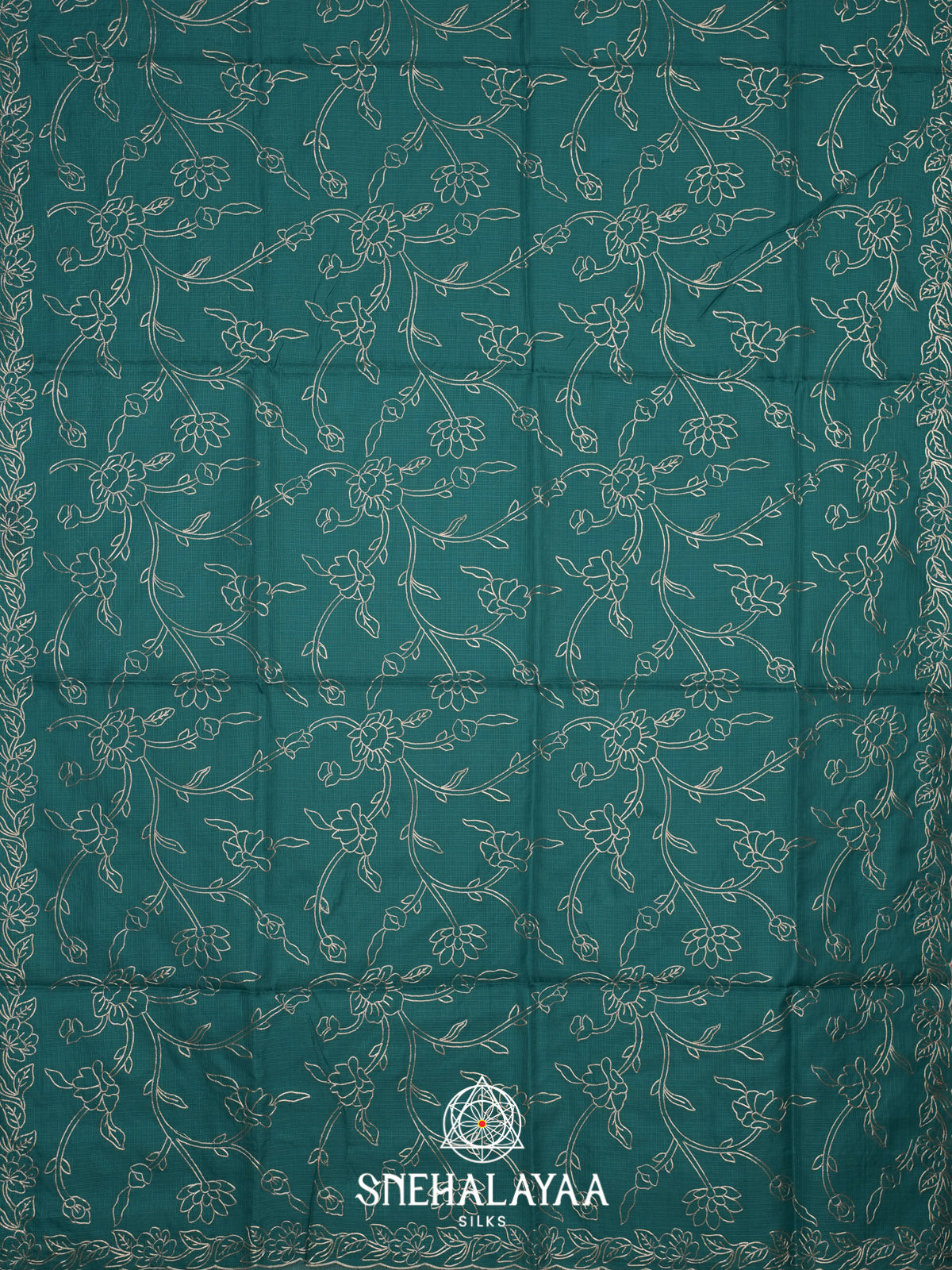 Pale Green Kota Saree