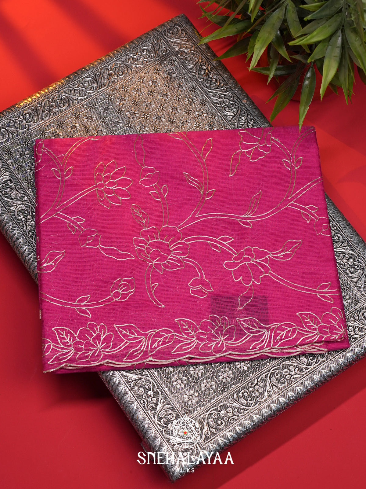Pink Kota Saree
