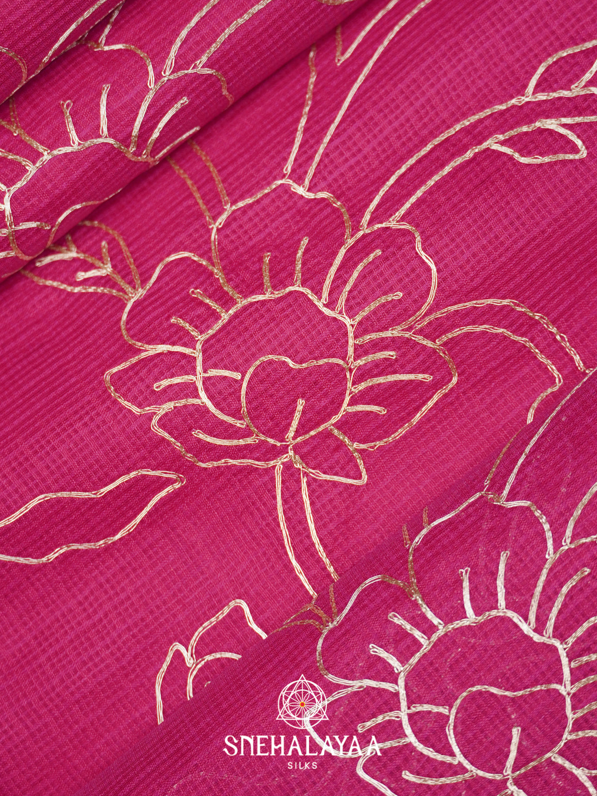 Pink Kota Saree