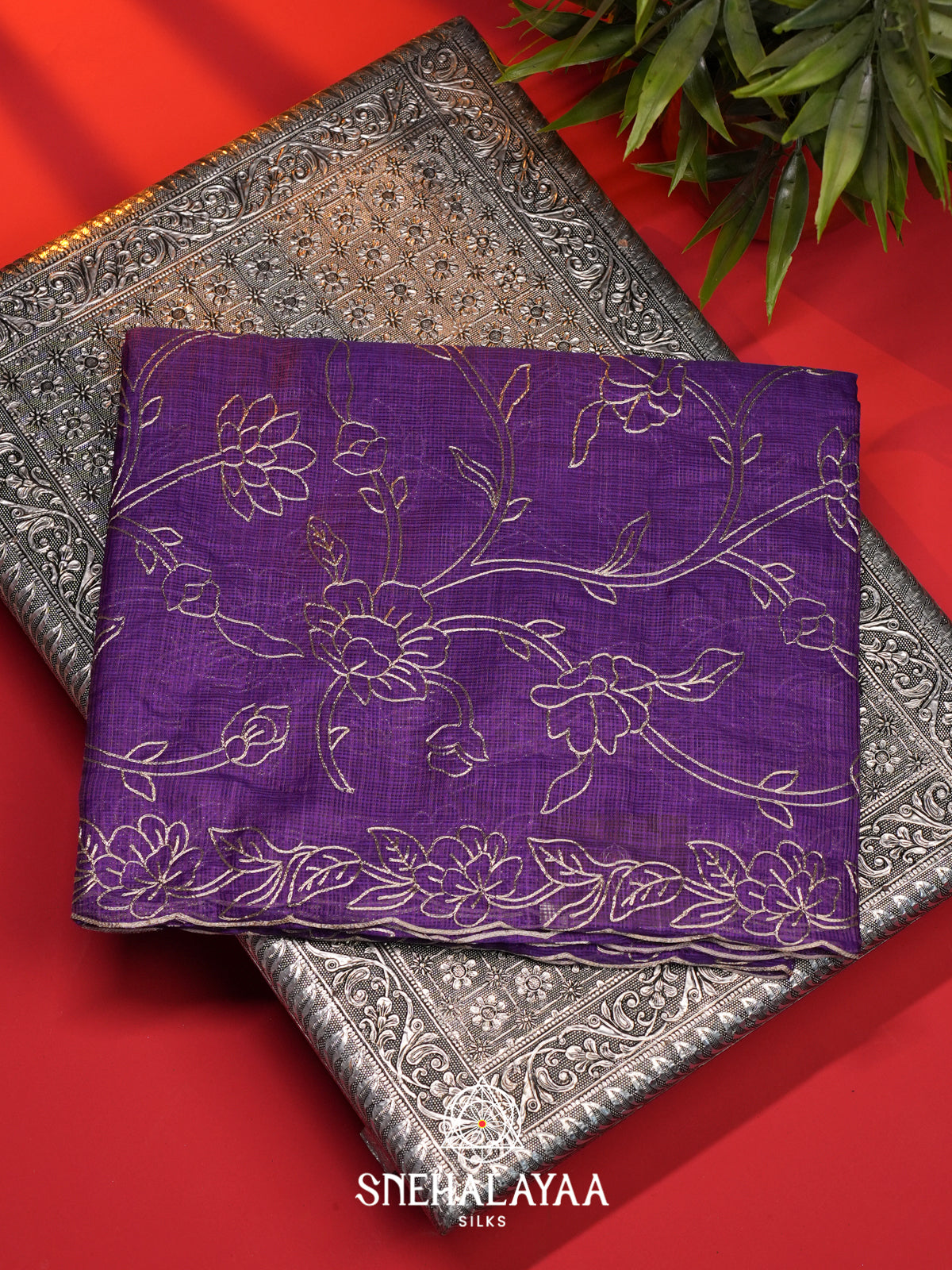 Violet Kota Saree