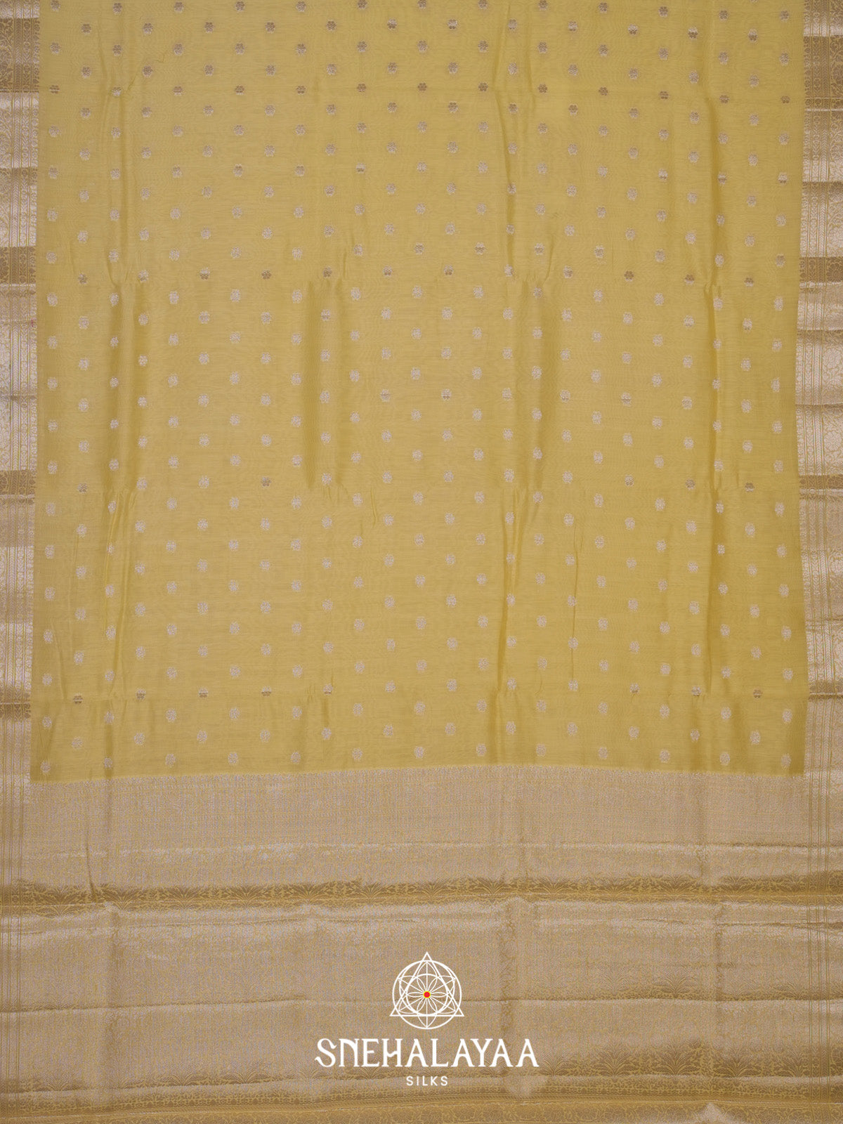 Yellow Chanderi Saree