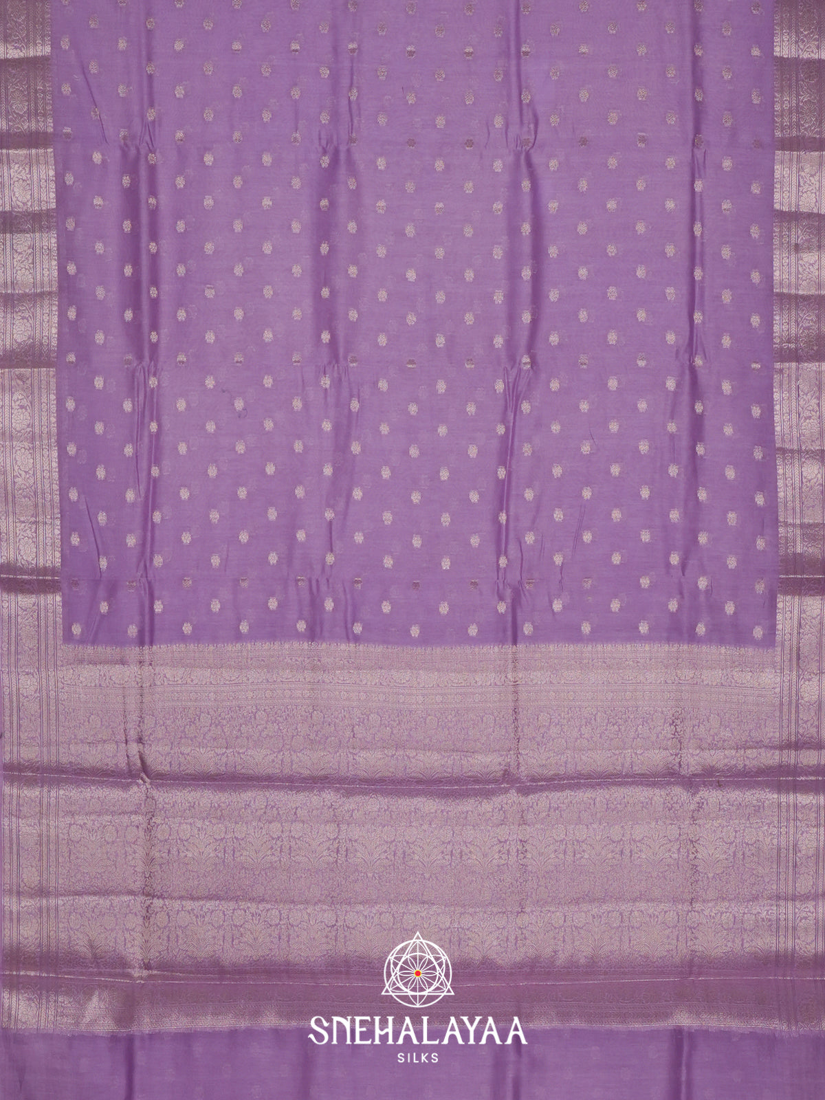 Lavender Chanderi Saree