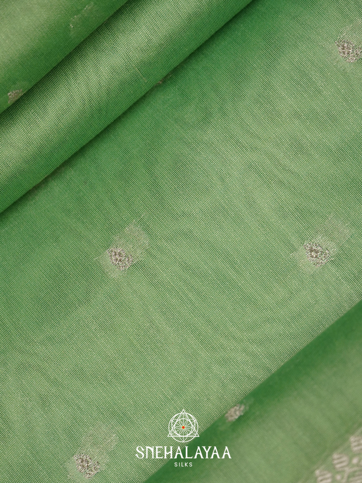 Sage Green Chanderi Saree