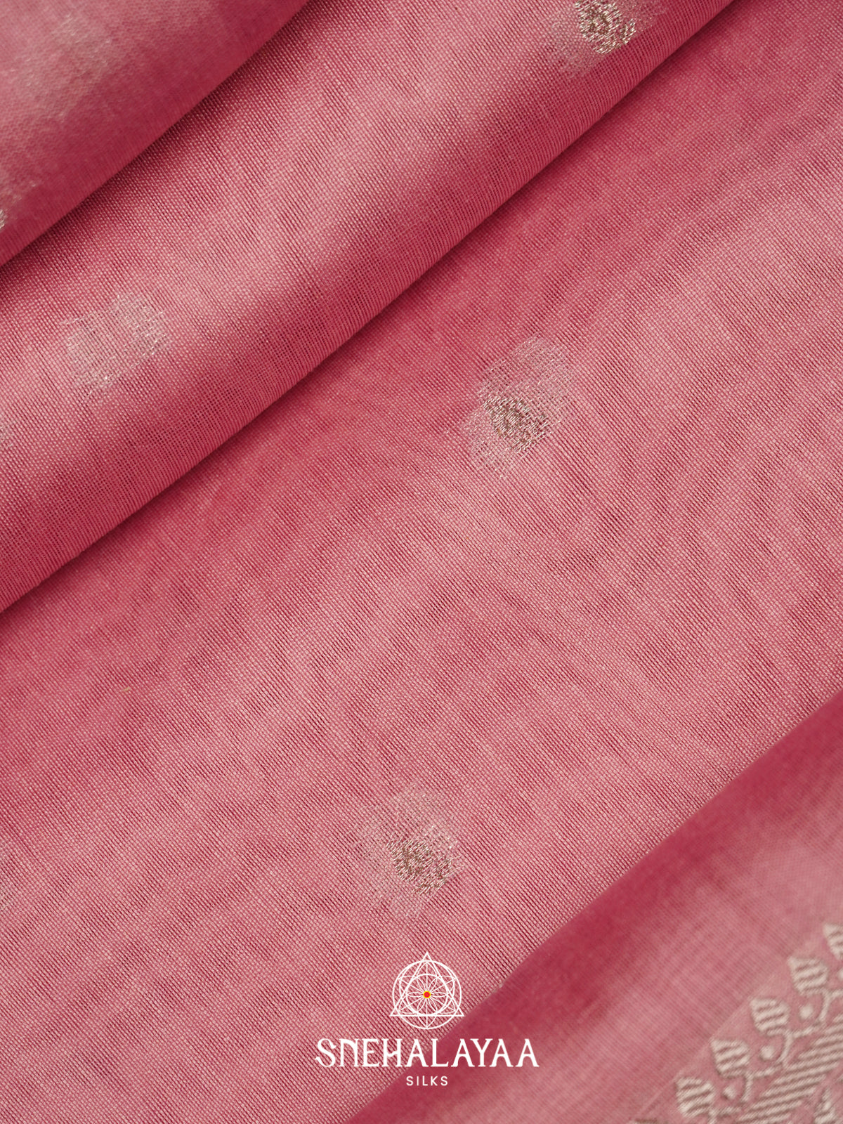 Onion Pink Chanderi Saree