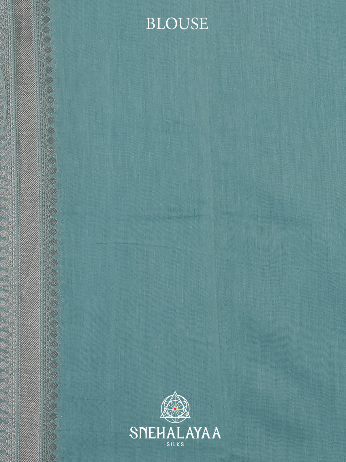 Ice Blue Chanderi Saree