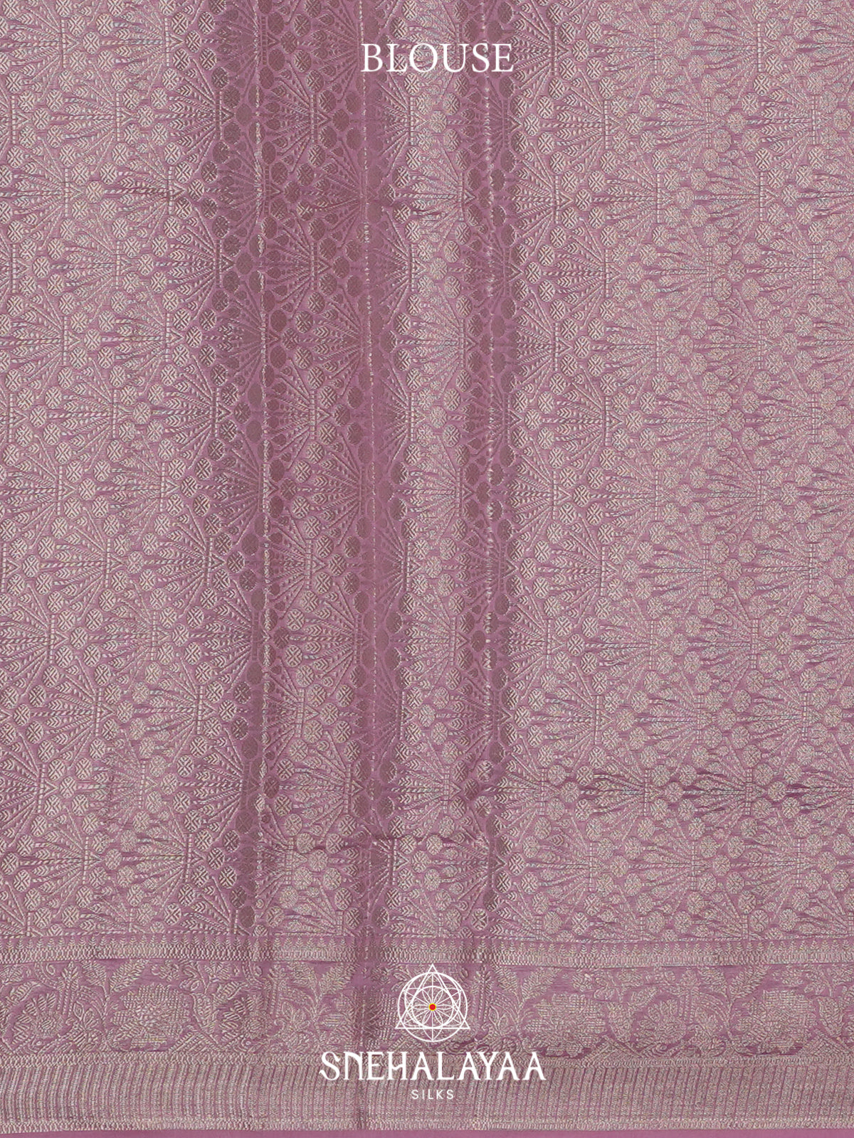 Dusty Rose Chanderi Saree