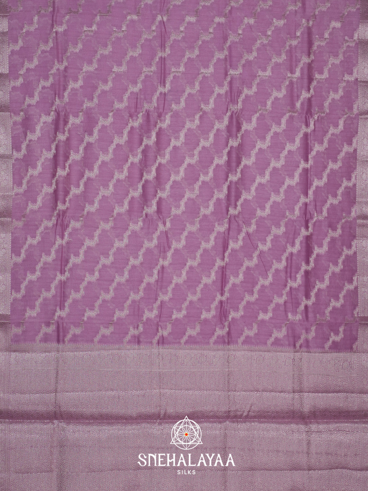 lavender Chanderi Saree