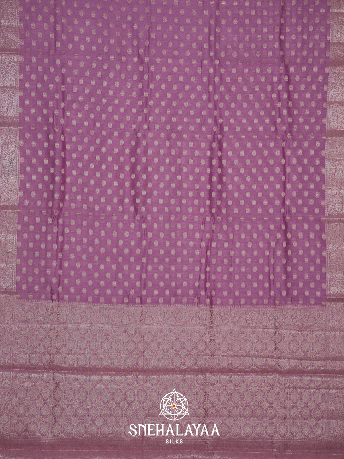 lavender Chanderi Saree