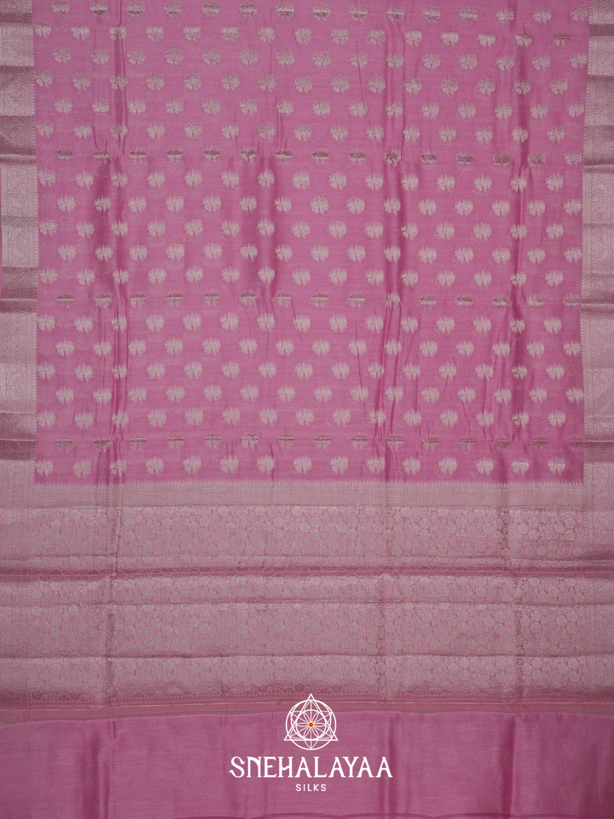 lavender Chanderi Saree
