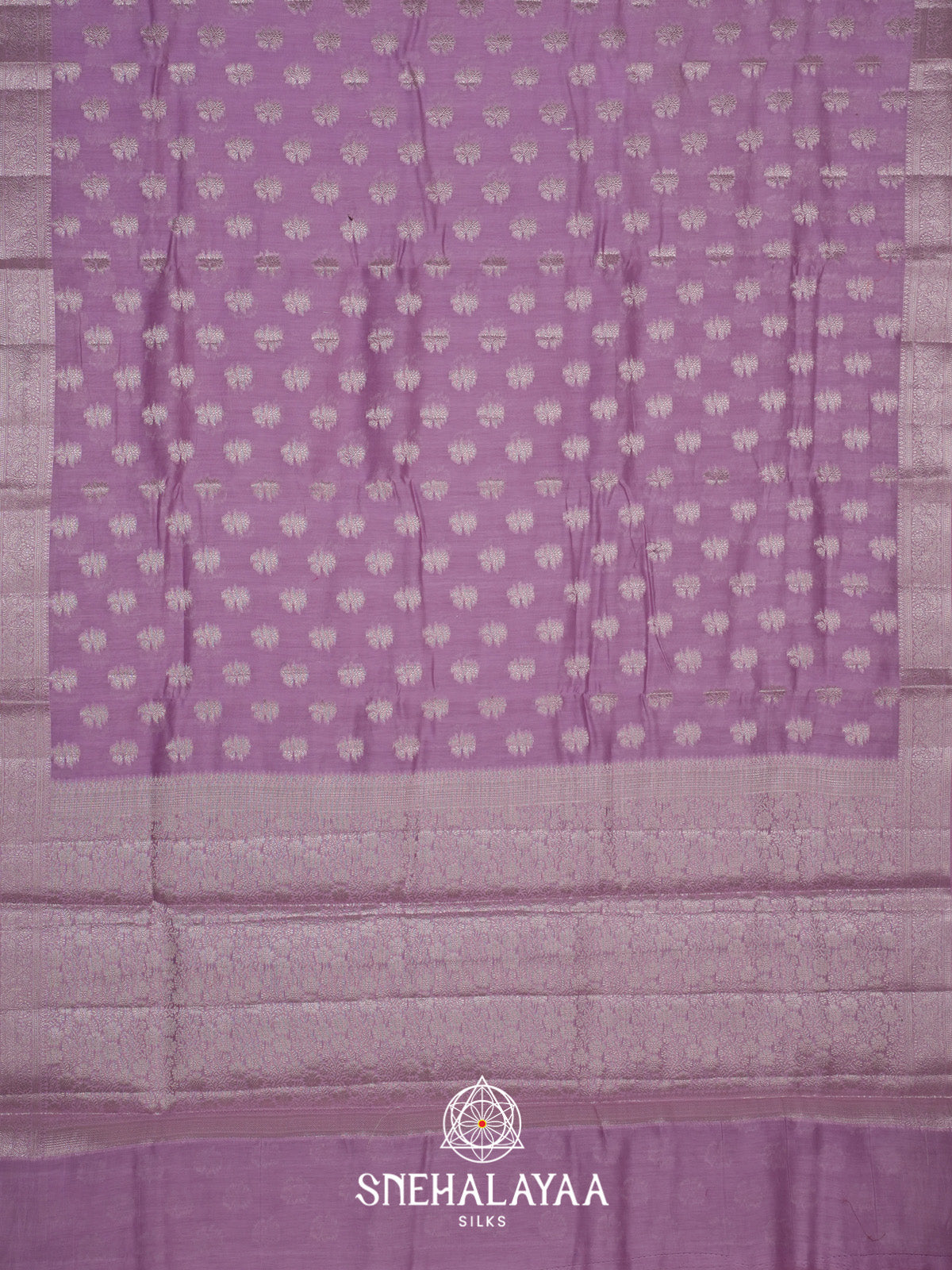 lavender Chanderi Saree
