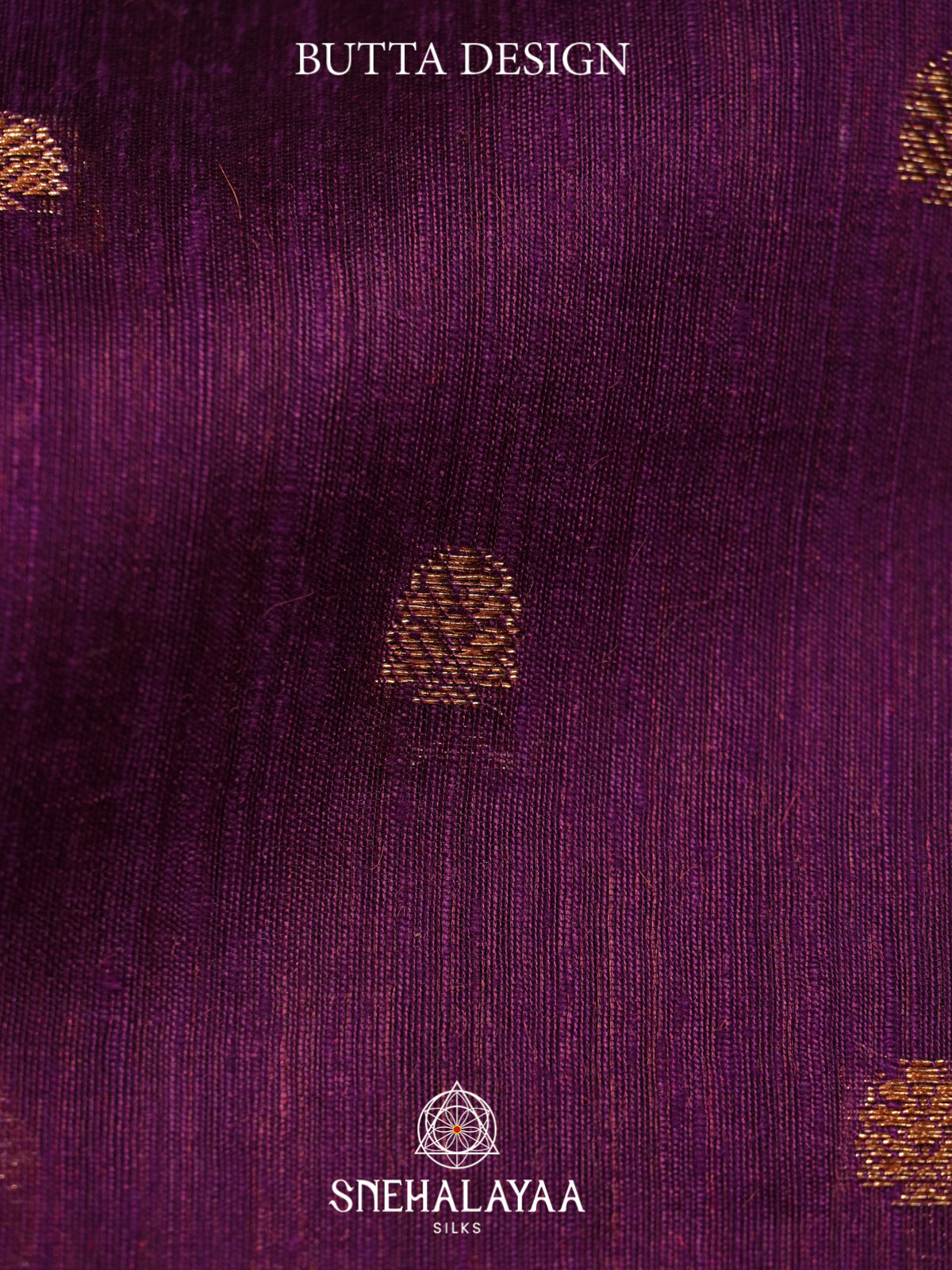 Purple  Matka Tussar Saree