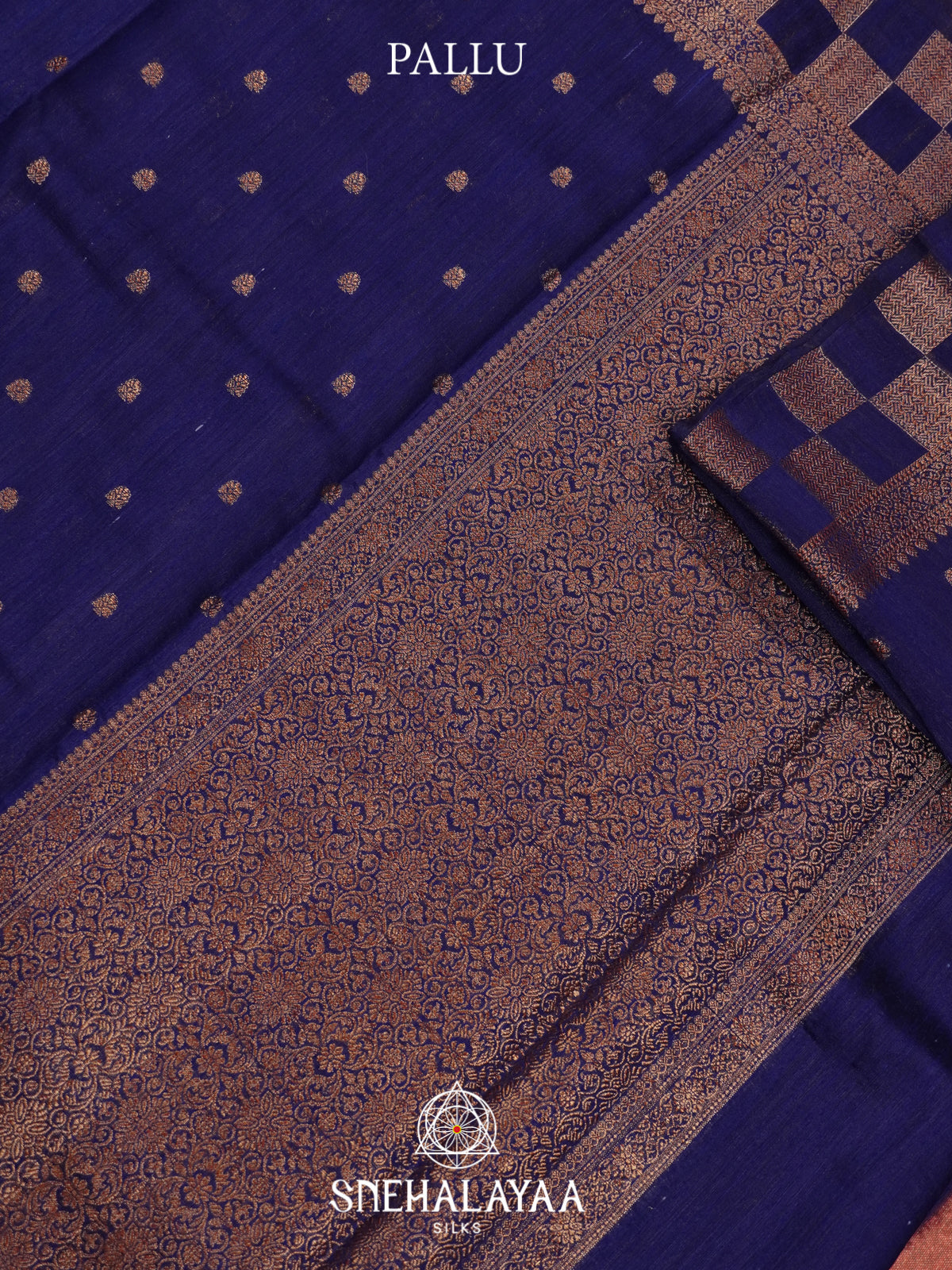 Blue  Matka Tussar Saree