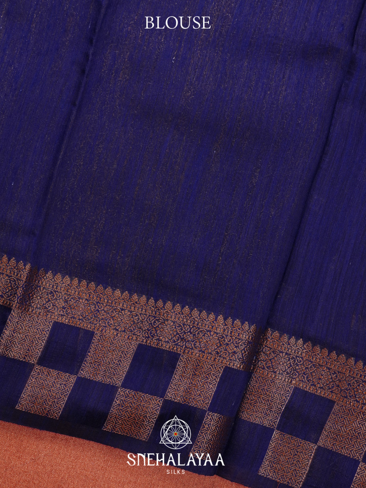 Blue  Matka Tussar Saree