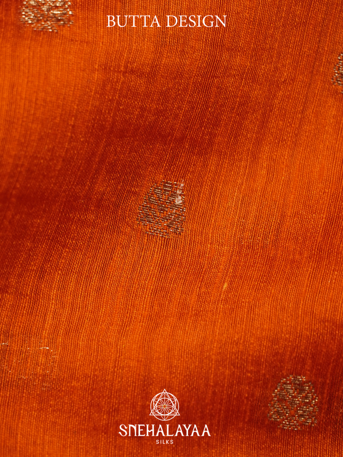 Orange  Matka Tussar Saree