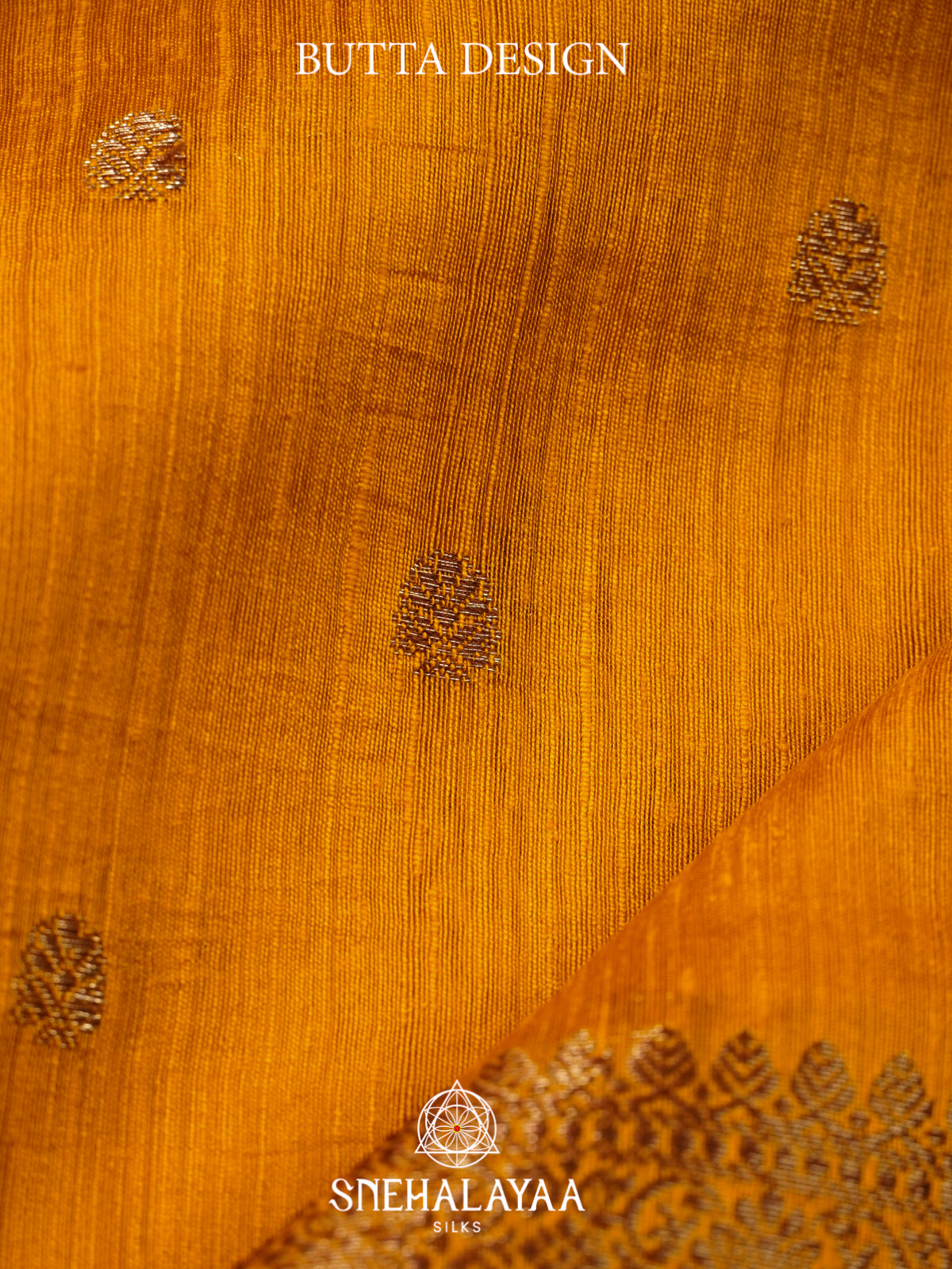 Mustard  Matka Tussar Saree