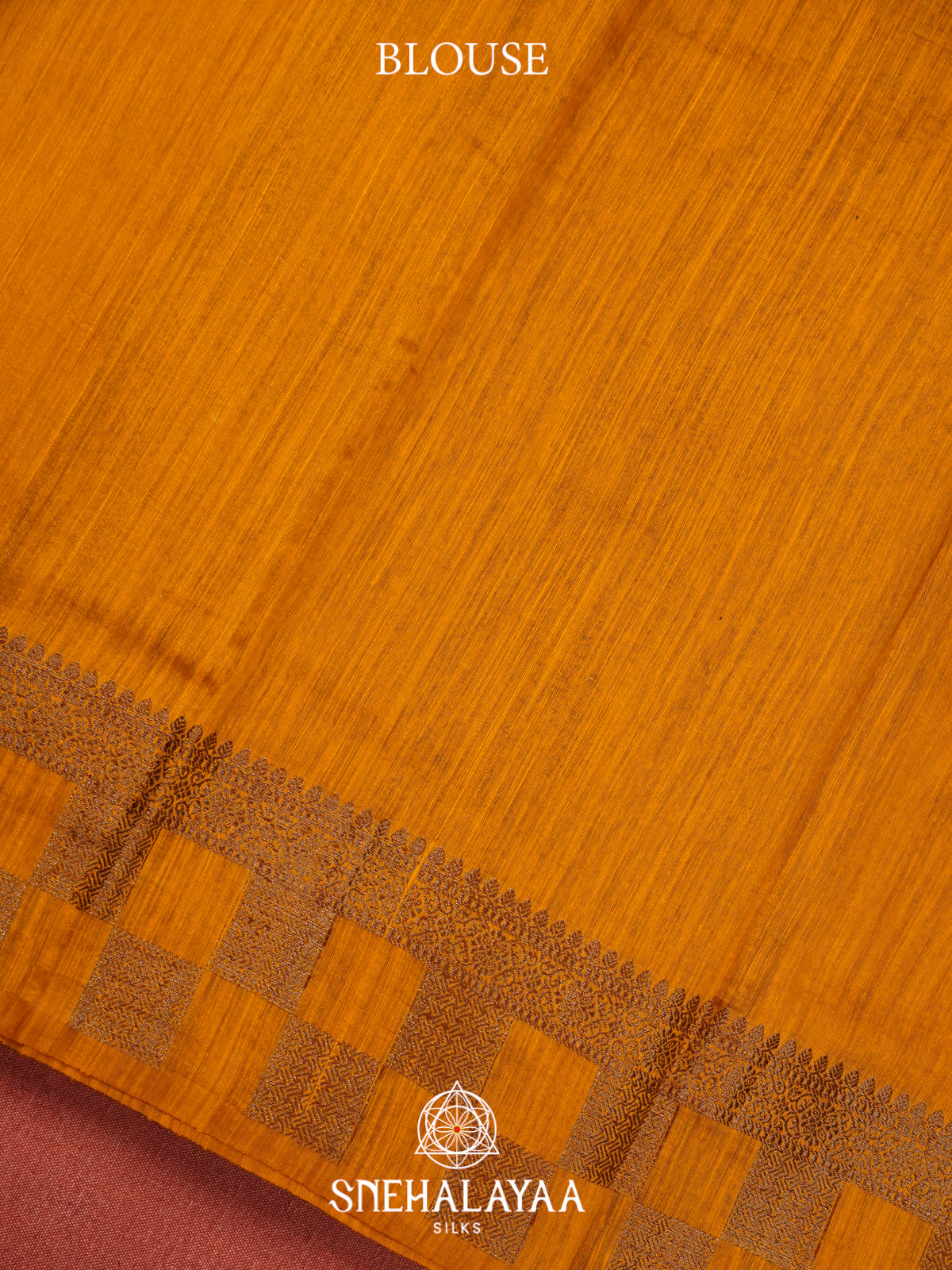 Mustard  Matka Tussar Saree
