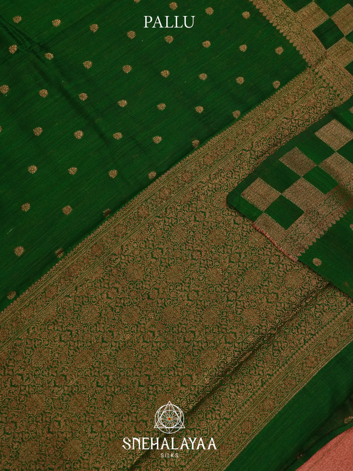 Green  Matka Tussar Saree