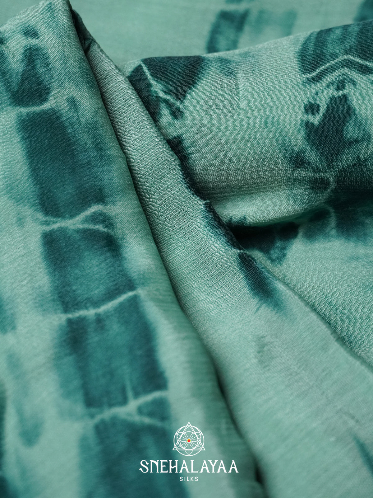 Green Chiffon Saree