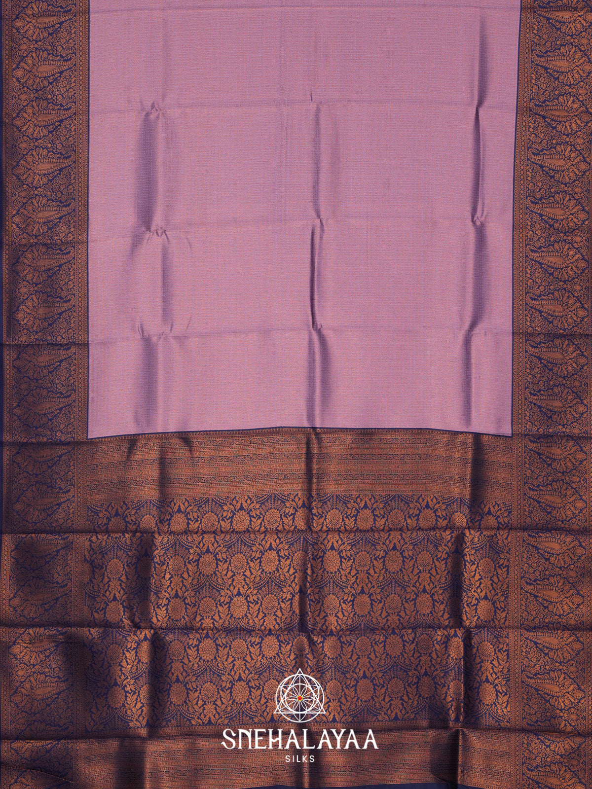 Lilac Art Silk Saree