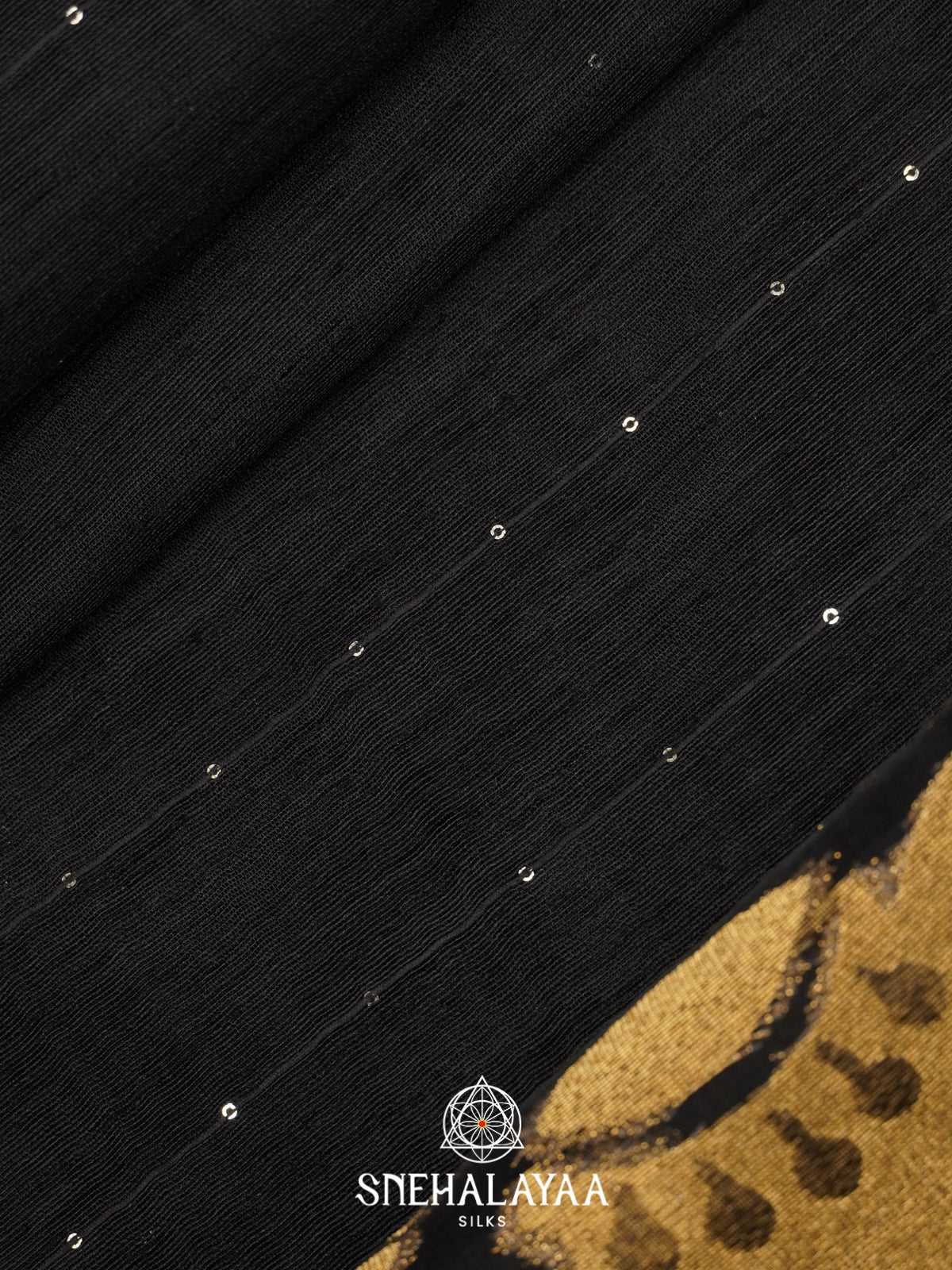 Black  Matka Tussar Saree