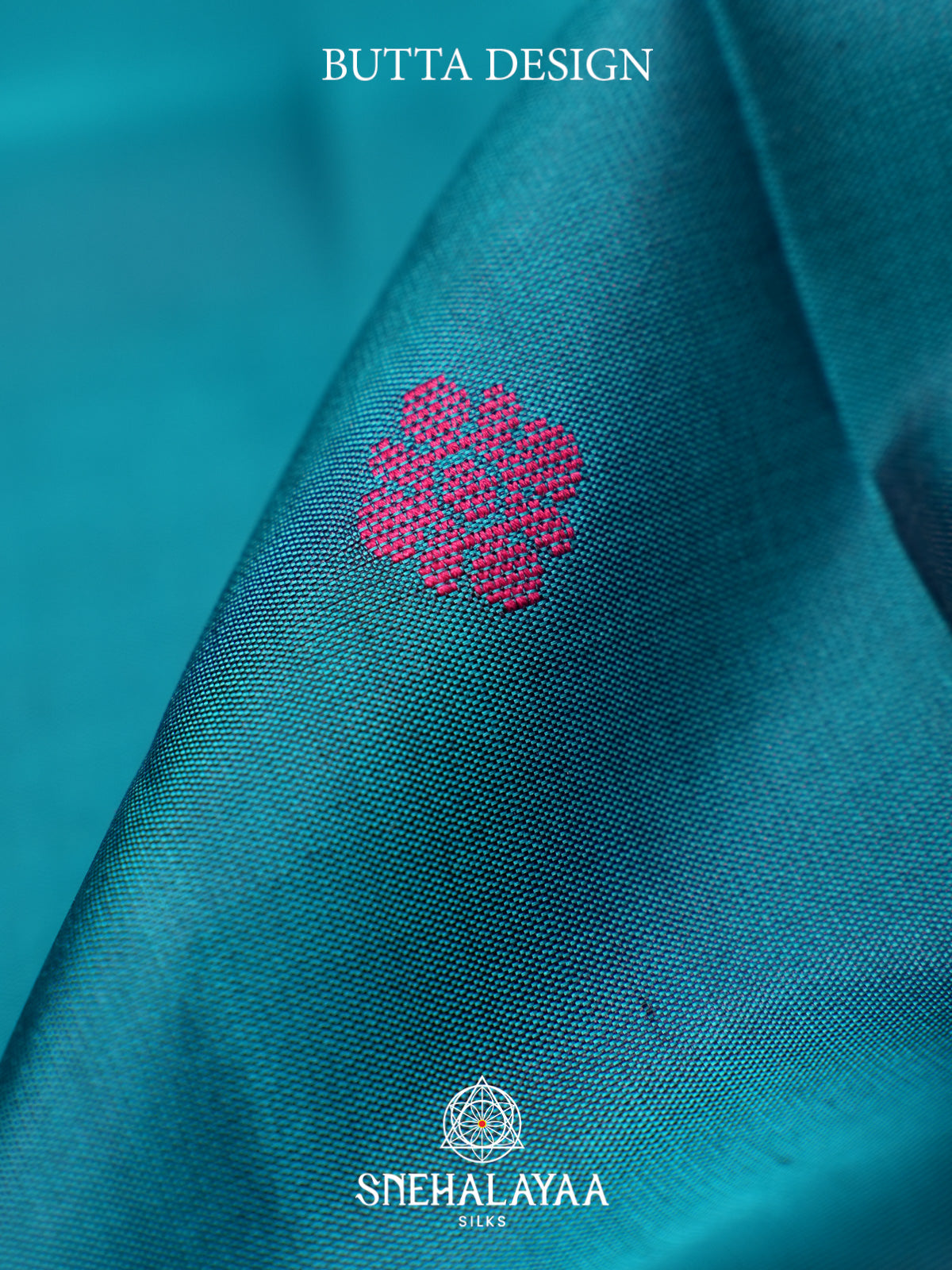 Peacock Blue Kanjivaram Silk Saree