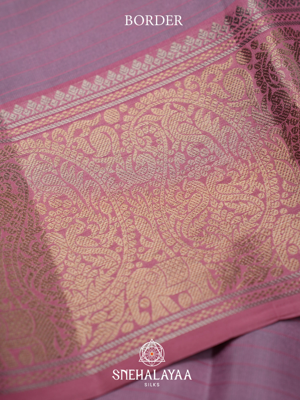 Lavender Kanjivaram Silk Saree