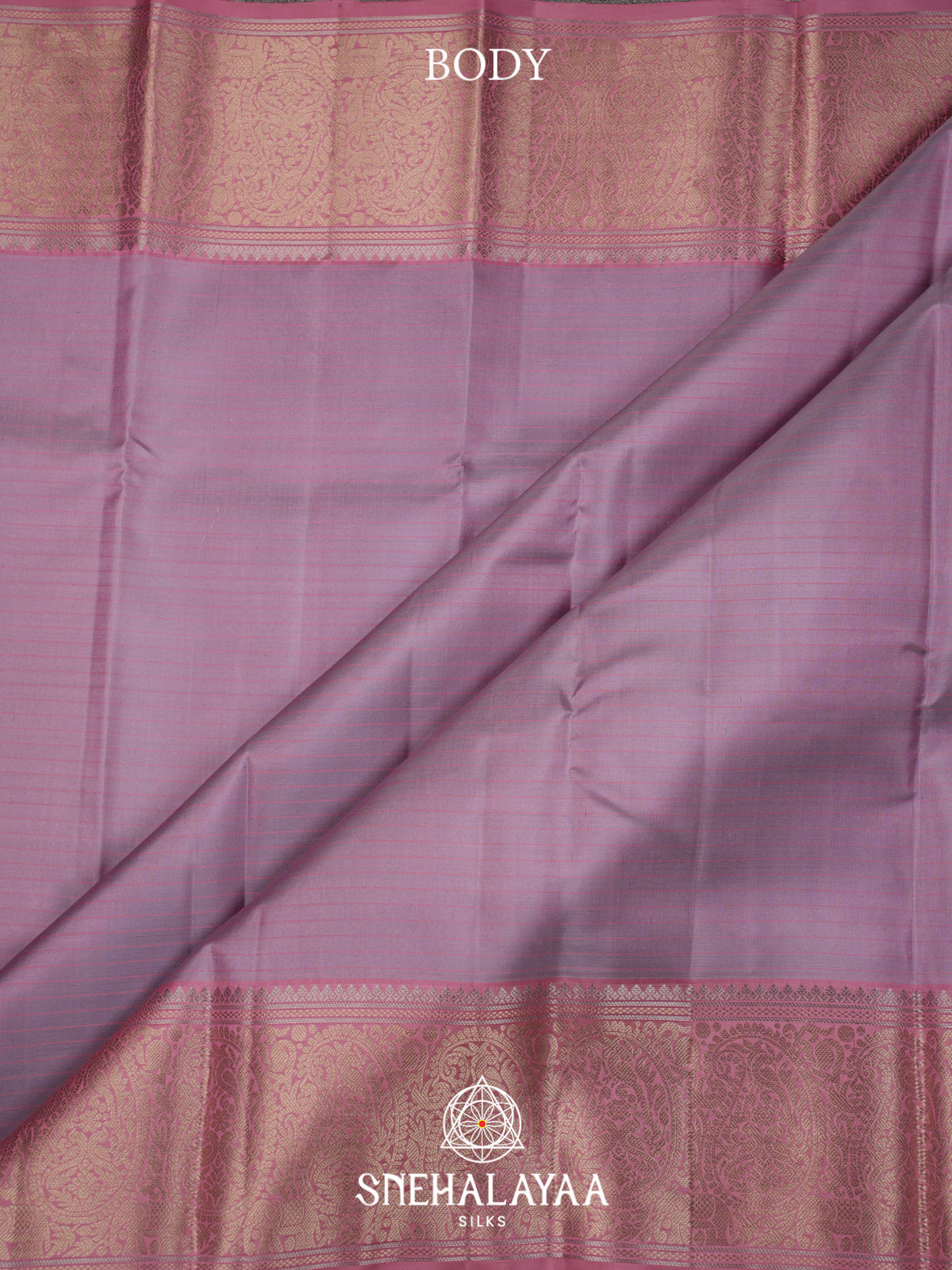 Lavender Kanjivaram Silk Saree