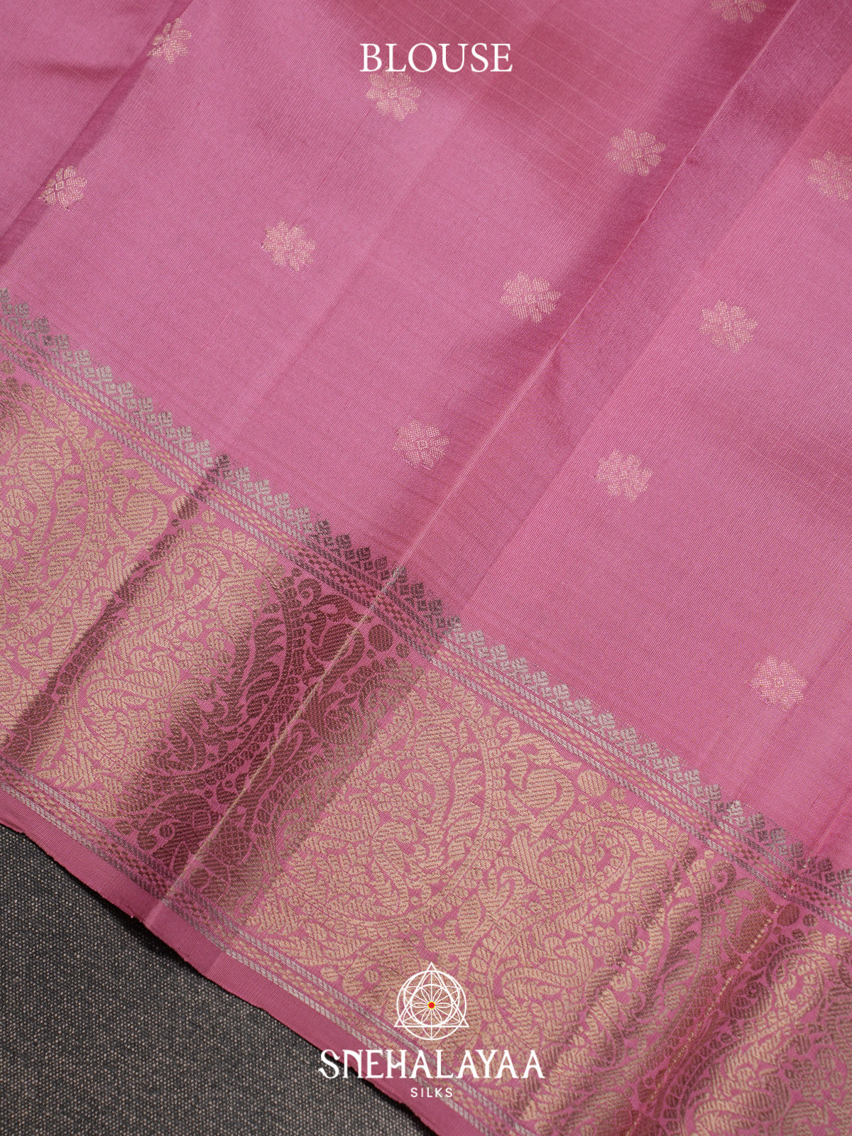 Lavender Kanjivaram Silk Saree