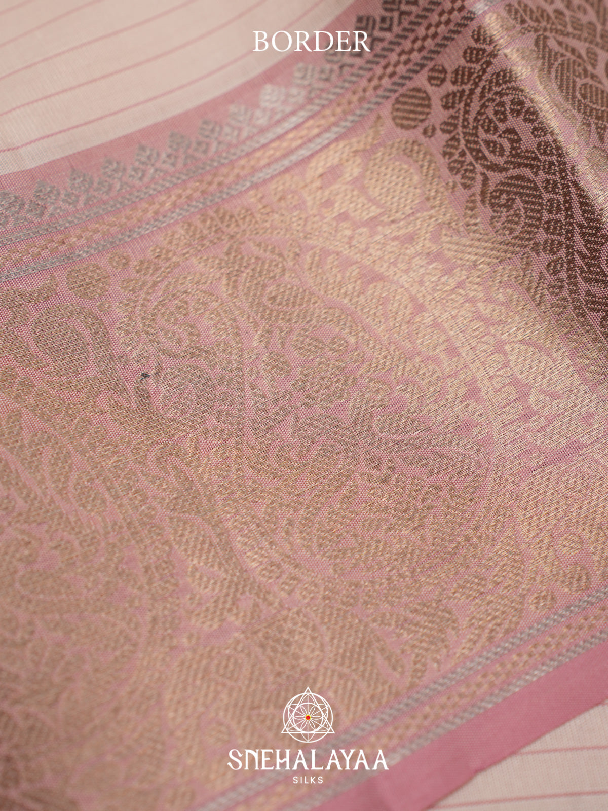 Cream Kanjivaram Silk Saree