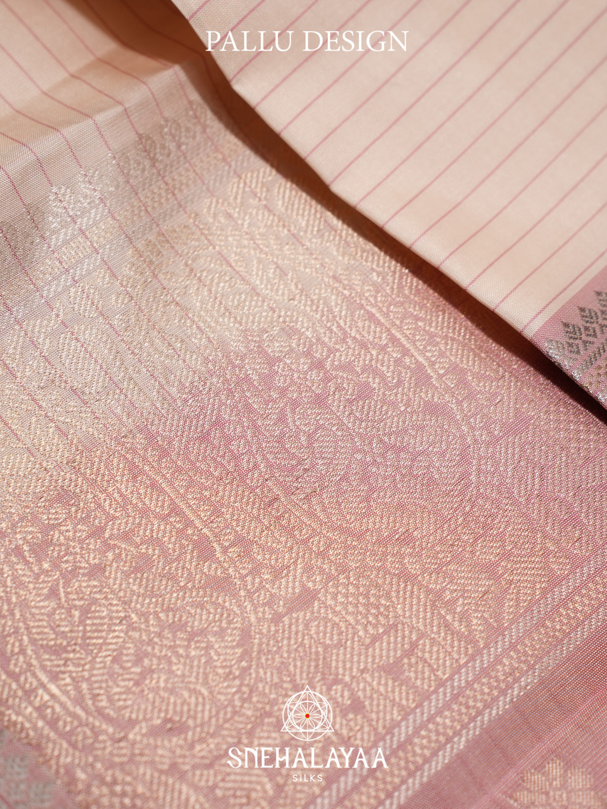 Cream Kanjivaram Silk Saree