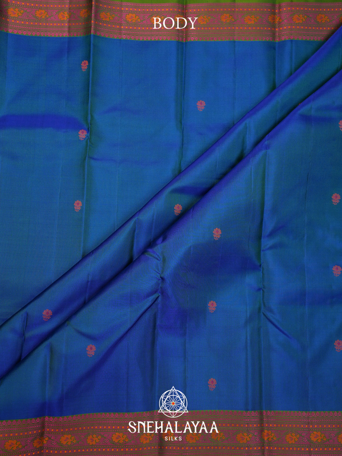 Navy Blue Kanjivaram Silk Saree