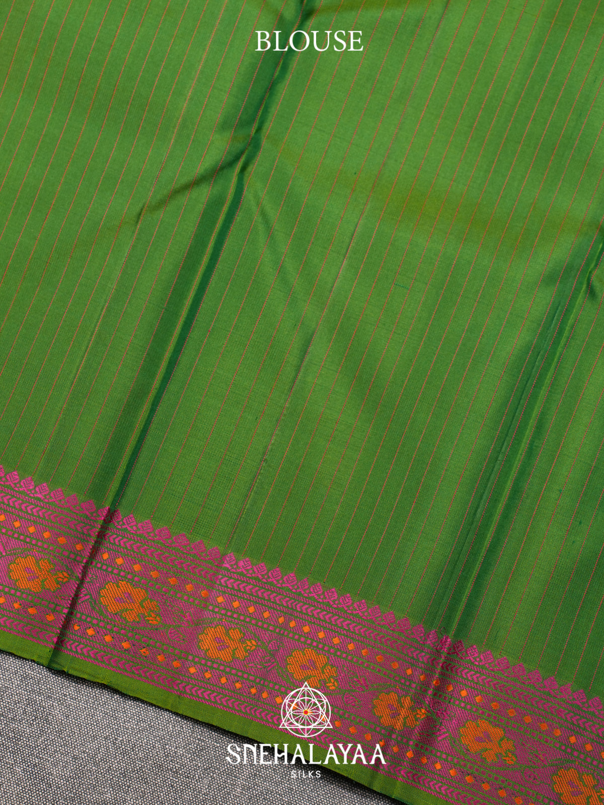 Navy Blue Kanjivaram Silk Saree