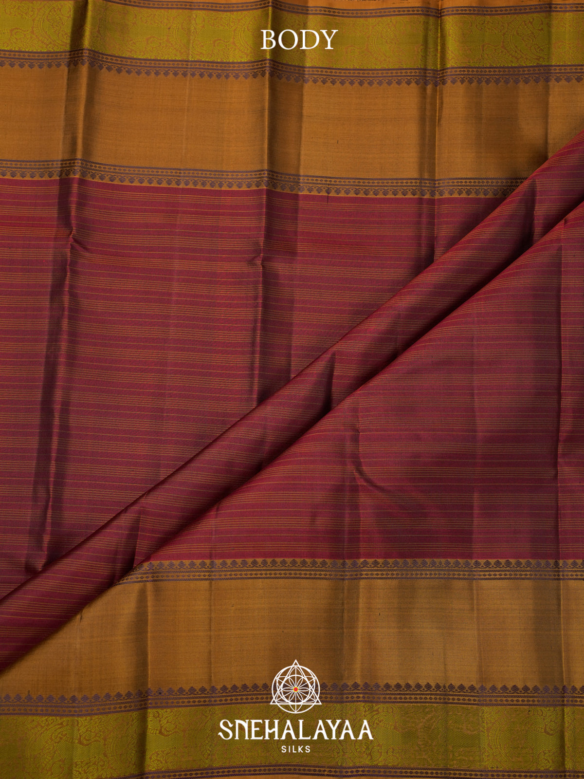 Maroon Kanjivaram Silk Saree