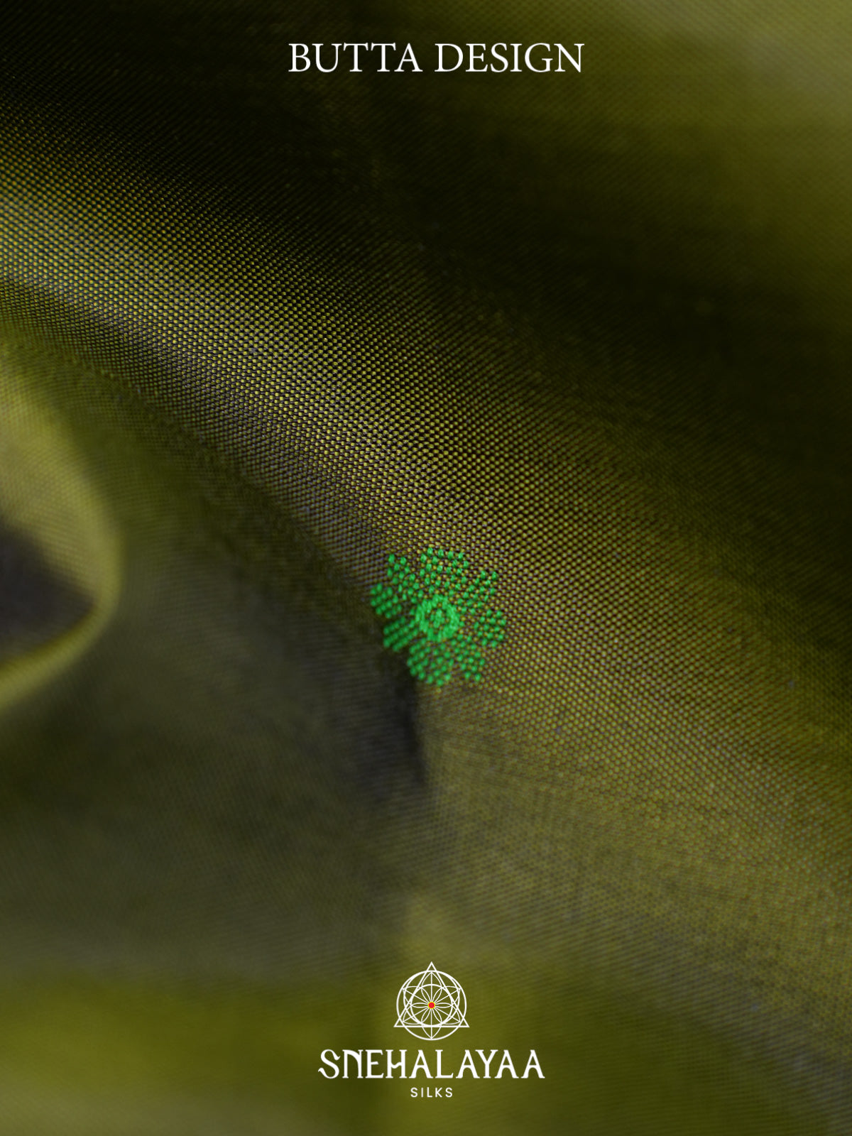 Olive Green Kanjivaram Silk Saree