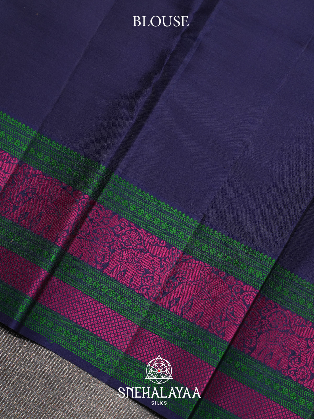 Olive Green Kanjivaram Silk Saree