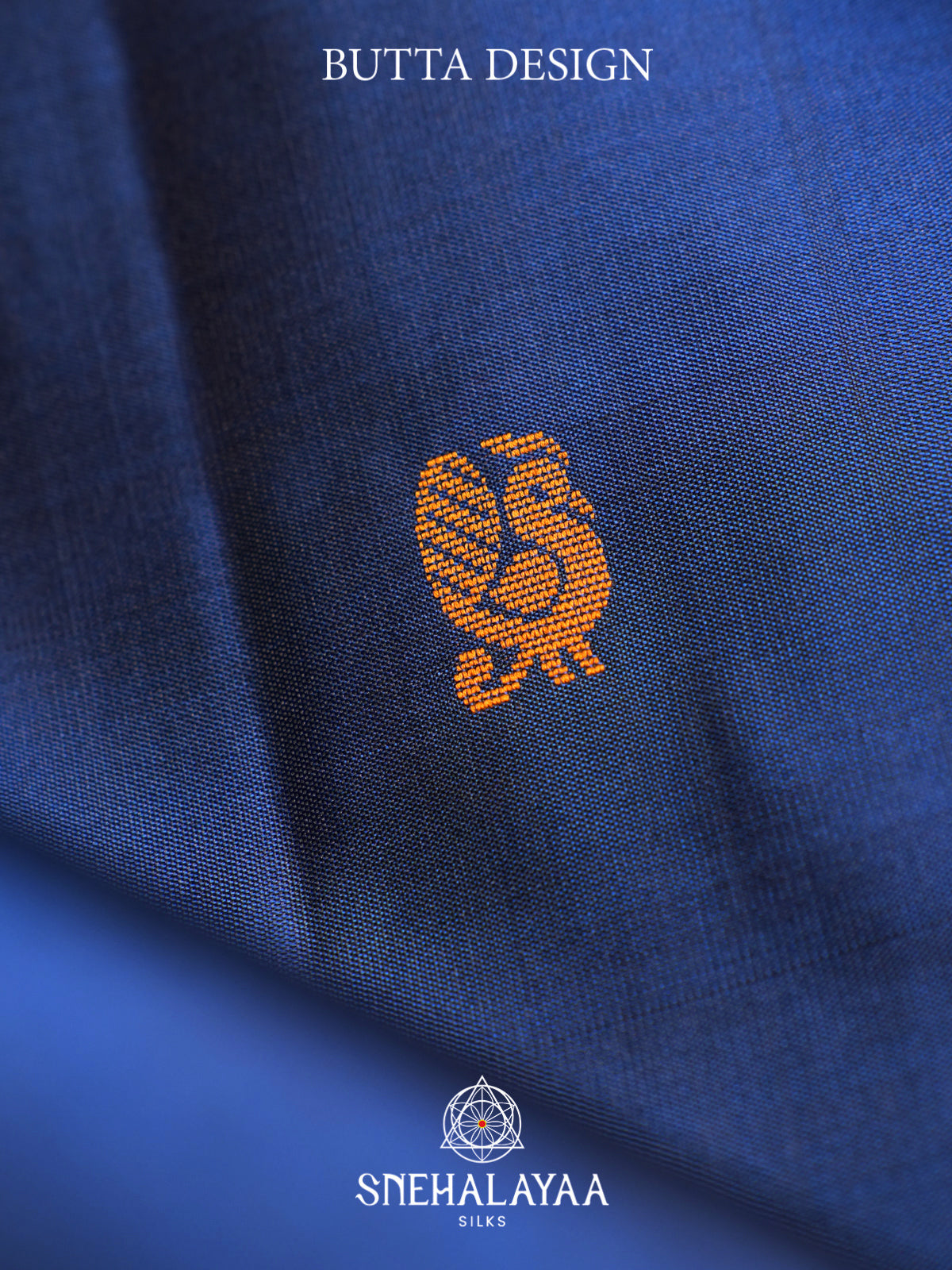 Ink Blue Kanjivaram Silk Saree