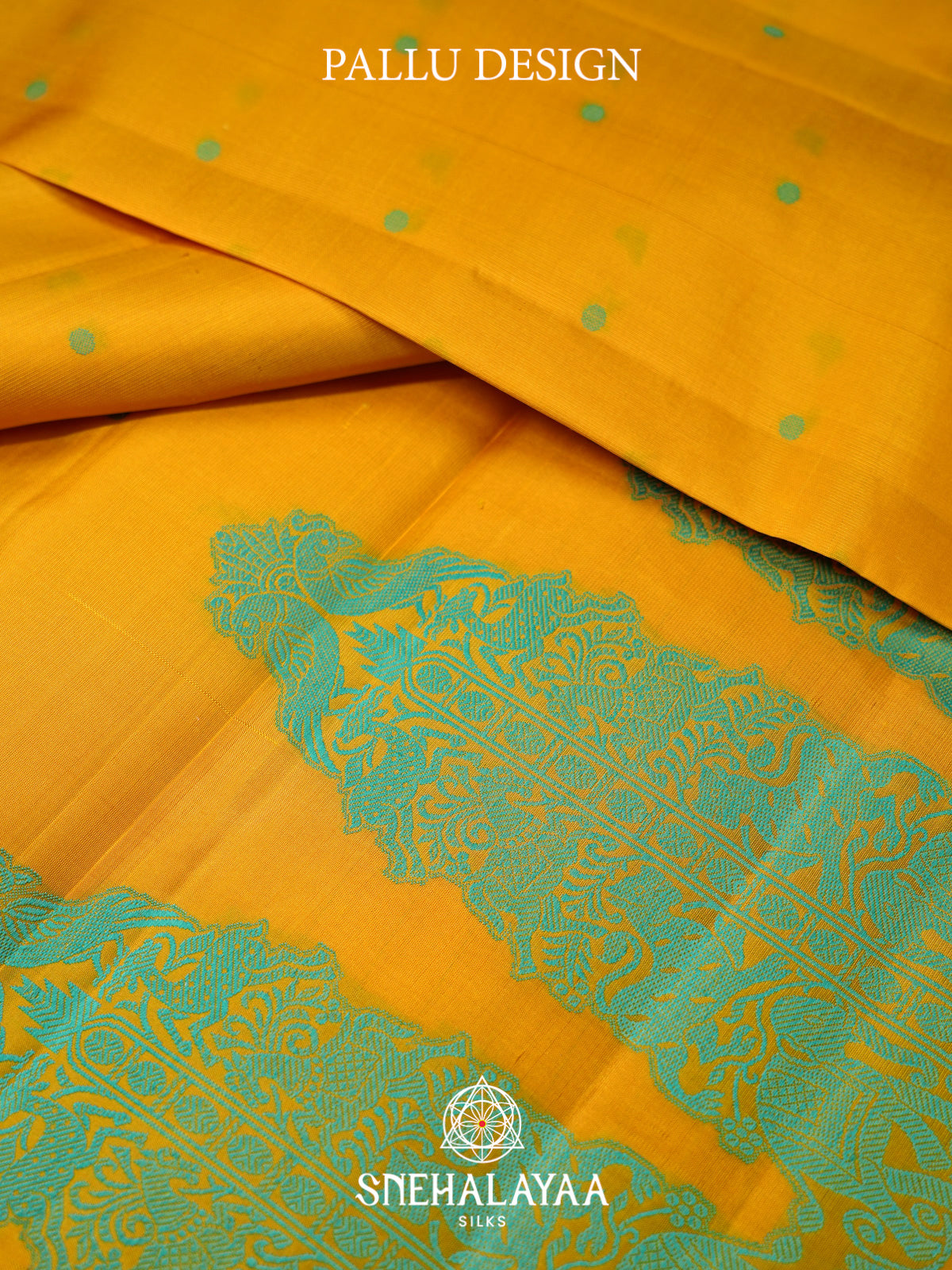 Yellow Kanjivaram Silk Saree